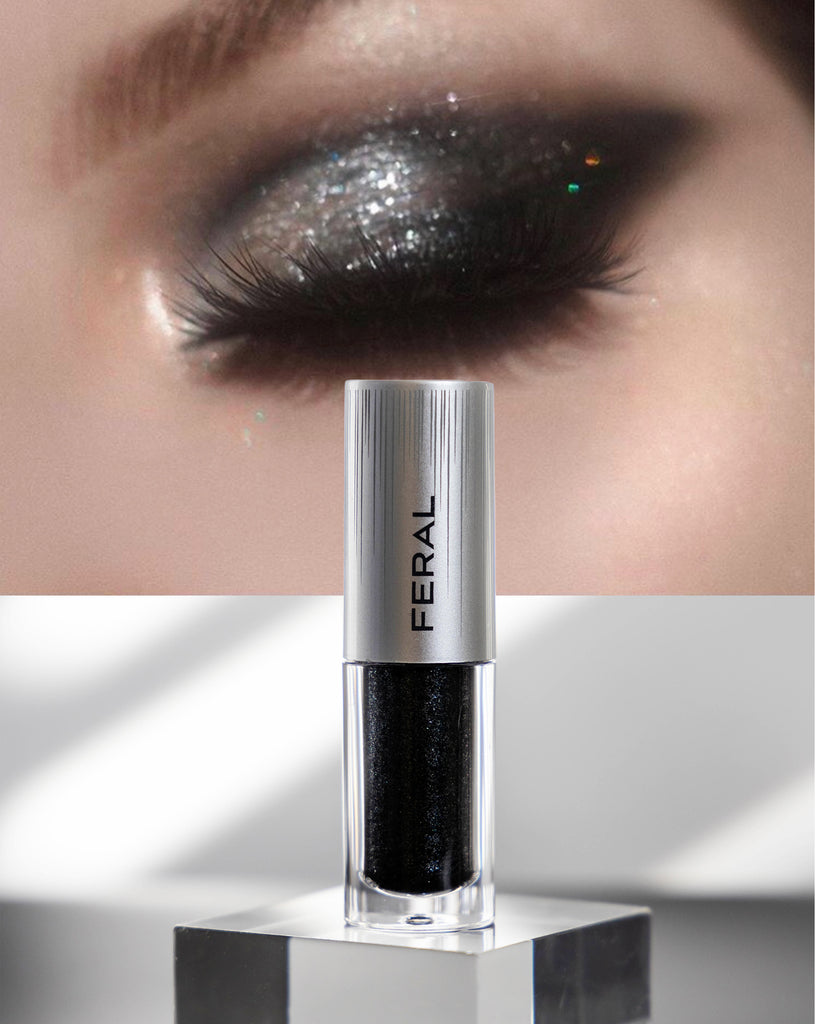 Black sparkling Eyeshadow